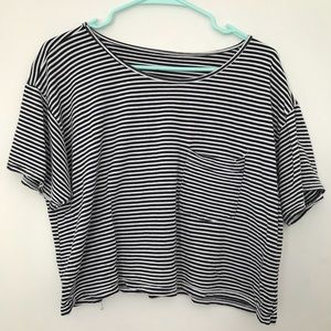 Striped American apparel tee